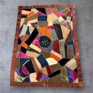 Antique American Crazy Quilt from the 1890’s